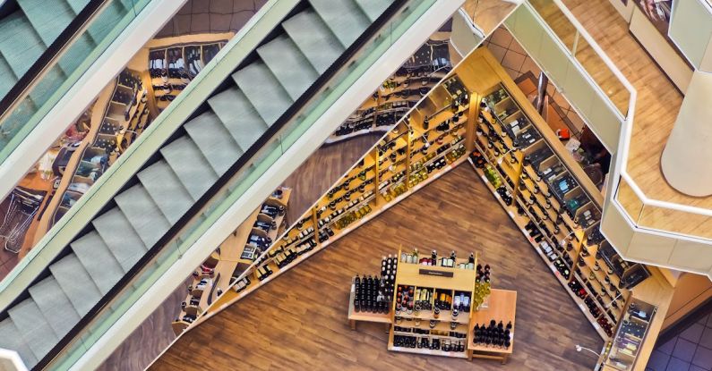 Luxury Shopping - Aerial Photography of Building