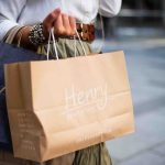 Luxury Shopping - brown Henry paper bag
