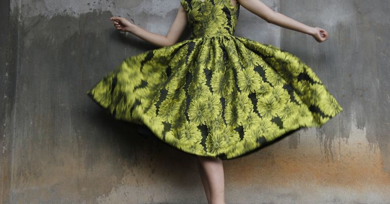 Dresses - Photo of a Woman Wearing Green Dress
